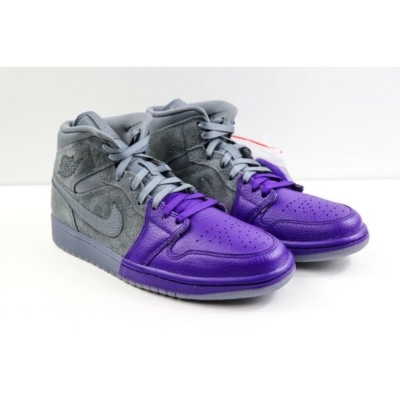 Nike Jordan 1 Mid Sheila Rashid UNITE Grey Womens - Picture 2 of 12